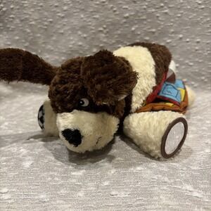 Soft Play Puppy Dog 12" Plush Activity Cloth Book Baby Mirror Rattle Squeak 2004